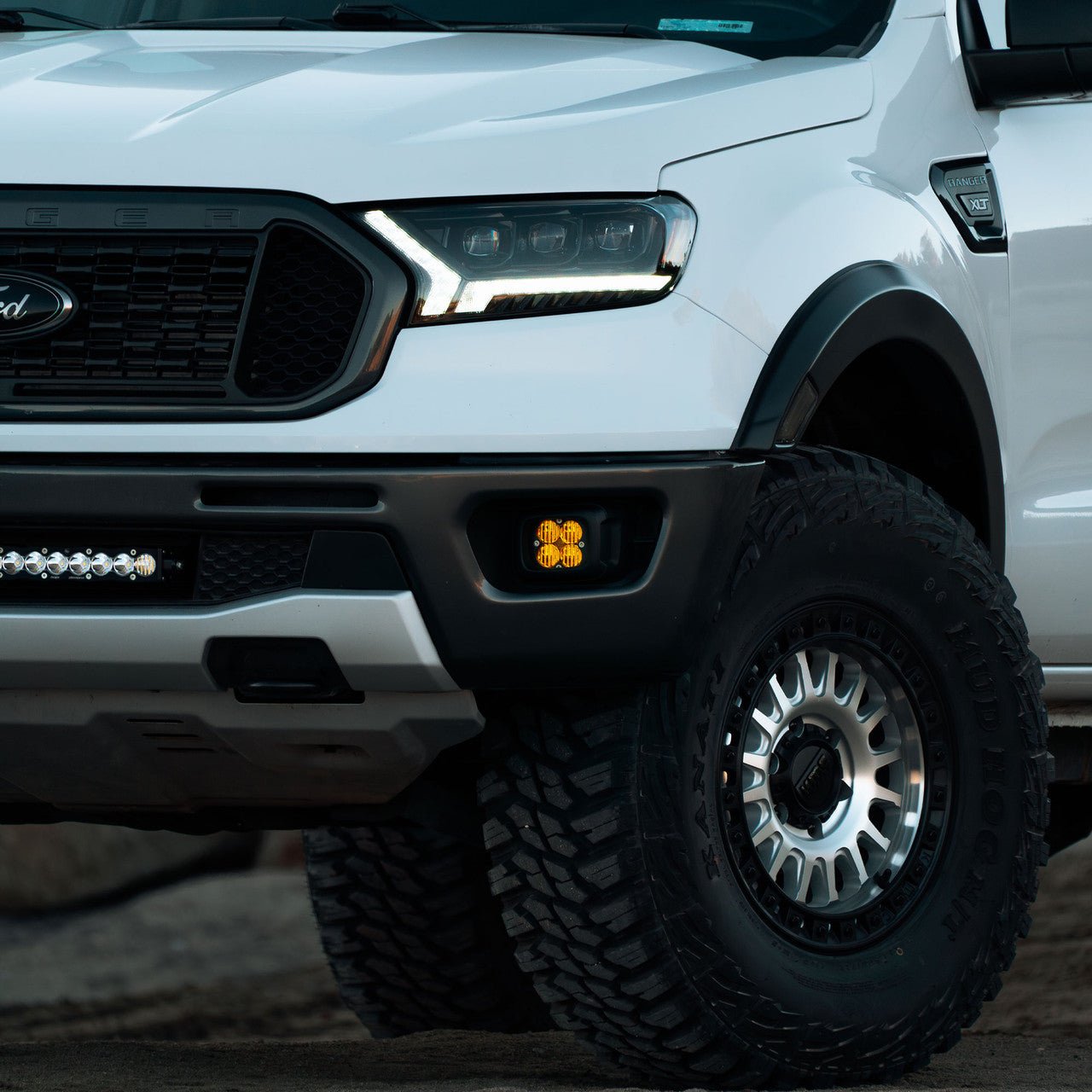 Baja Designs 19 - 23 Ford Ranger Squadron Sport Fog Pocket Kit - Clear Lights offroad accessory | Iron Ridge Offroad