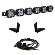 Baja Designs 2021+ Ford Bronco 6 XL Linkable Light Bar with Steel Bumper Mount Lights offroad accessory | Iron Ridge Offroad