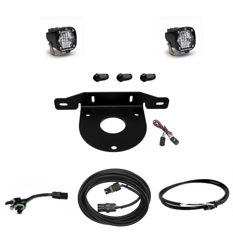 Baja Designs 2021+ Ford Bronco Dual S1 W/C Reverse Kit with Upfitter Lights offroad accessory | Iron Ridge Offroad