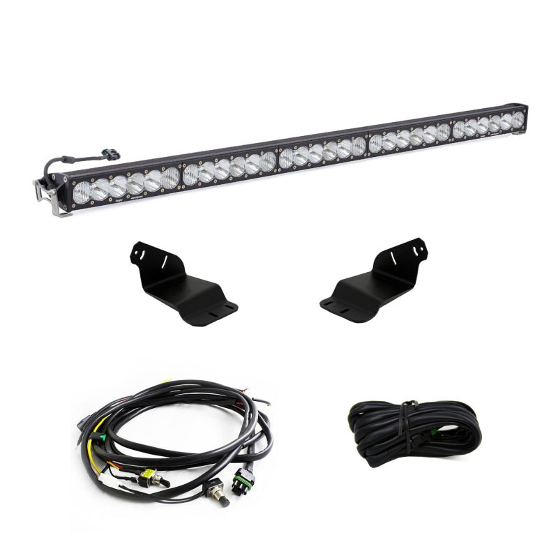 Baja Designs 2021+ Ford Bronco Roof Light Bar Kit 50 Onx6+ – Waterproof, All - Light Visibility, Replaceable Lenses Lights offroad accessory | Iron Ridge Offroad
