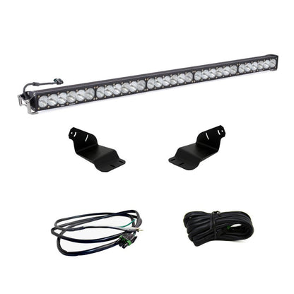 Baja Designs 2021+ Ford Bronco Roof Light Bar Kit 50 OnX6+ with Upfitter Lights offroad accessory | Iron Ridge Offroad