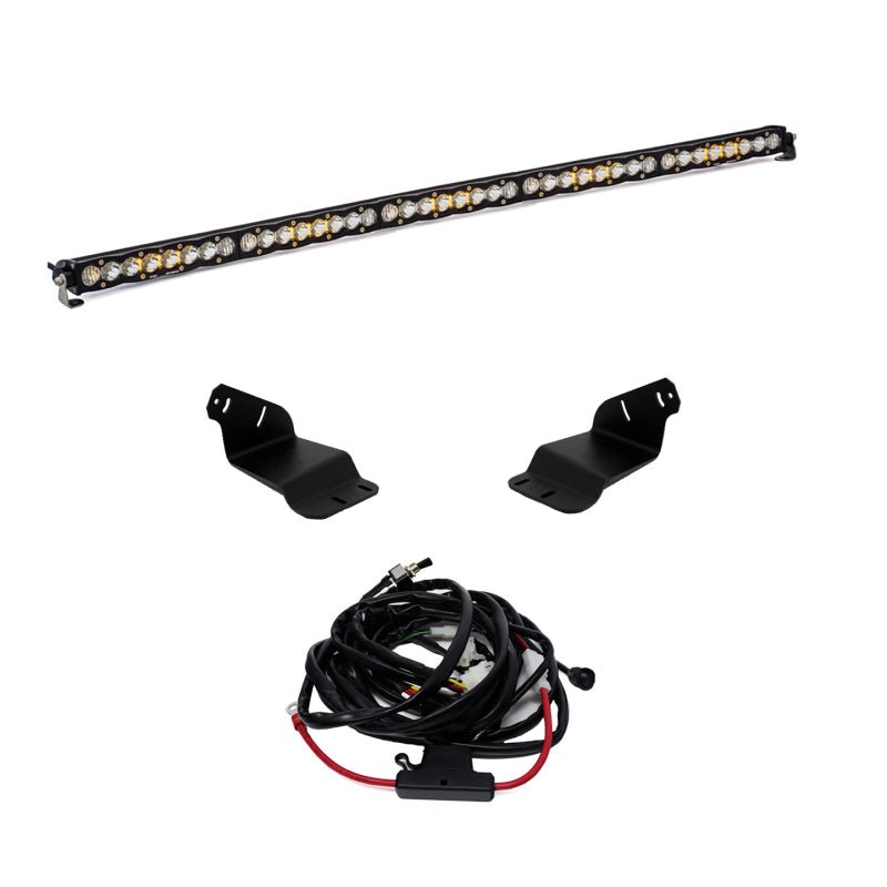 Baja Designs 2021+ Ford Bronco Roof Light Bar Kit 50 S8 – Waterproof LED Off - Road Lighting System Lights offroad accessory | Iron Ridge Offroad