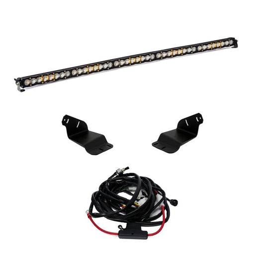 Baja Designs 2021+ Ford Bronco Roof Light Bar Kit 50 S8 – Waterproof LED Off - Road Lighting System Lights offroad accessory | Iron Ridge Offroad