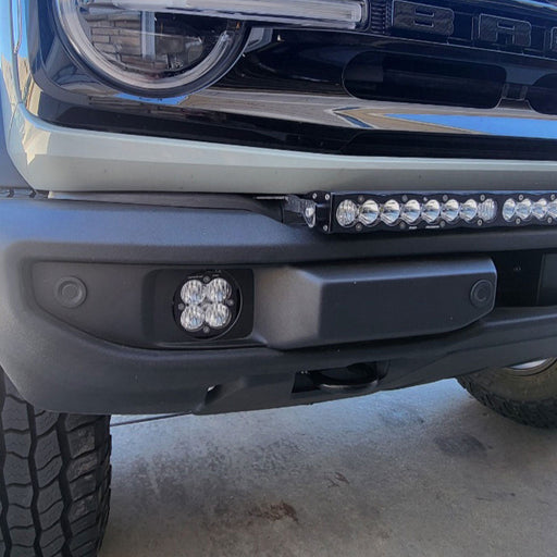 Baja Designs 2021+ Ford Bronco Squadron Sport Fog Pocket Kit - Clear Lights offroad accessory | Iron Ridge Offroad