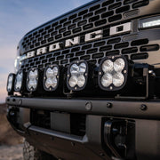 Baja Designs 6 XL Linkable Light Bar Kit - 2021+ Ford Bronco w/ Steel Bumper Lights offroad accessory | Iron Ridge Offroad
