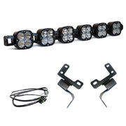 Baja Designs 6 XL Linkable Light Bar Kit w/ Upfitter Harness - 2021+ Ford Bronco w/ Plastic Bumper Lights offroad accessory | Iron Ridge Offroad
