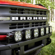 Baja Designs 6 XL PRO Linkable Kit - 2021+ Ford Bronco w/ OE Steel Bumper Lights offroad accessory | Iron Ridge Offroad