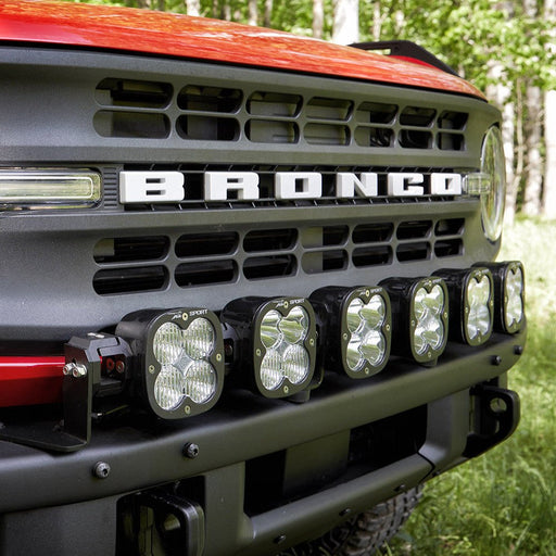 Baja Designs 6 XL PRO Linkable Kit - 2021+ Ford Bronco w/ OE Steel Bumper Lights offroad accessory | Iron Ridge Offroad