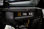 Baja Designs Amber SAE/Dual S2 Sport Fog Light Pocket Kit - 2021+ Ford Bronco w/ Upfitter Lights offroad accessory | Iron Ridge Offroad