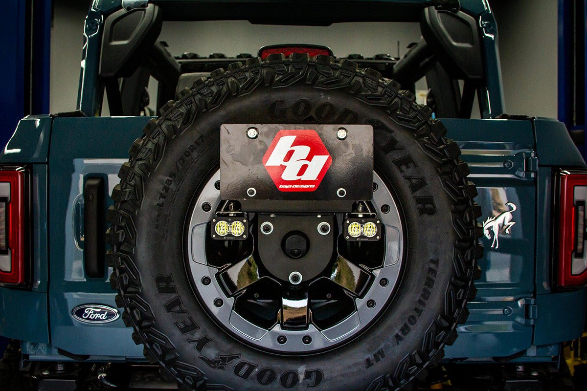 Baja Designs Dual S2 Sport LED Reverse Light Kit - 2021+ Ford Bronco w/ Upfitter Lights offroad accessory | Iron Ridge Offroad