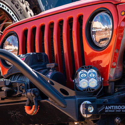 Baja Designs LP4 Amber Pro Driving/Combo LED - Single Lights offroad accessory | Iron Ridge Offroad