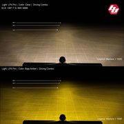 Baja Designs LP4 Amber Pro Driving/Combo LED - Single Lights offroad accessory | Iron Ridge Offroad