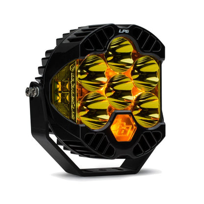 Baja Designs LP6 Amber Pro Spot LED - Single Lights offroad accessory | Iron Ridge Offroad