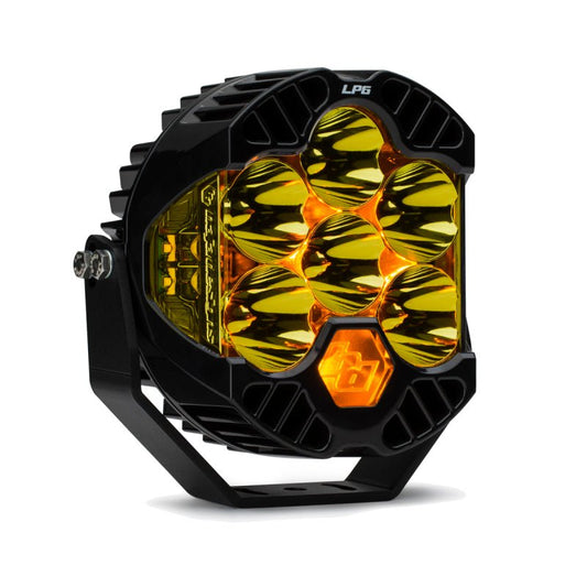 Baja Designs LP6 Amber Pro Spot LED - Single Lights offroad accessory | Iron Ridge Offroad