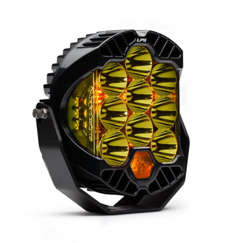 Baja Designs LP9 Amber Racer Edition Series High Speed Spot LED Light Pods - Single Lights offroad accessory | Iron Ridge Offroad