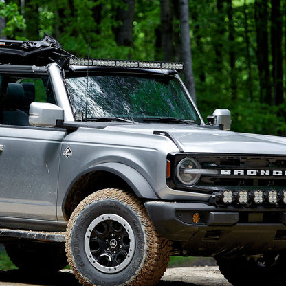 Baja Designs OnX6+ 50 in LED Roof Light Bar Kit - 2021+ Ford Bronco Lights offroad accessory | Iron Ridge Offroad