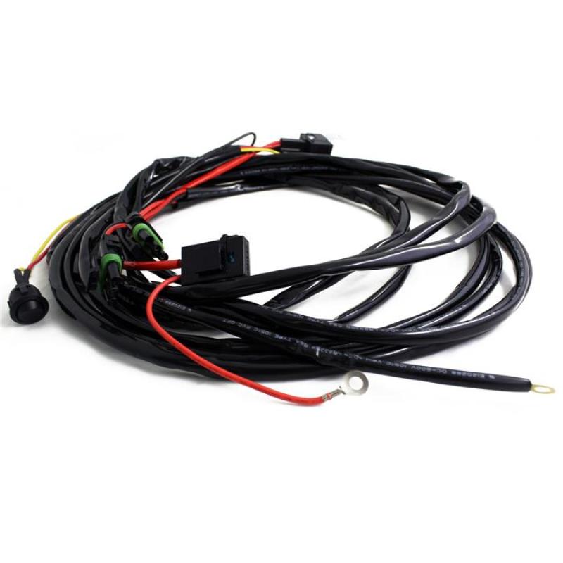 Baja Designs OnX6/S8/XL Pro/Sport Wire Harness 2 Light Max Lights offroad accessory | Iron Ridge Offroad