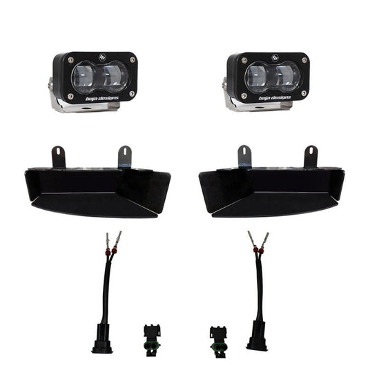 Baja Designs S2 SAE Fog Pocket Light Kit | Dodge Ram 2500 (19-25) / Ram 3500 (19-25) (448165) Lights offroad accessory | Iron Ridge Offroad