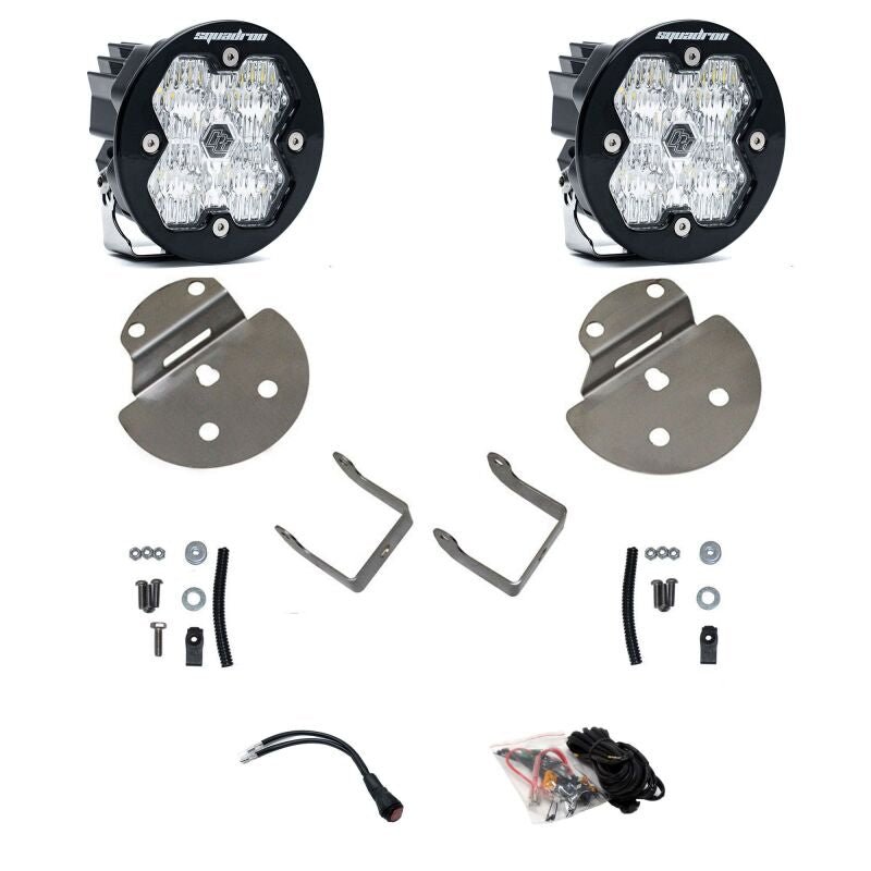 Baja Designs Squadron 2.0 Sport FPK | GMC Canyon / Chevrolet Colorado / Silverado / Sierra (15-22) (440074) Lights offroad accessory | Iron Ridge Offroad