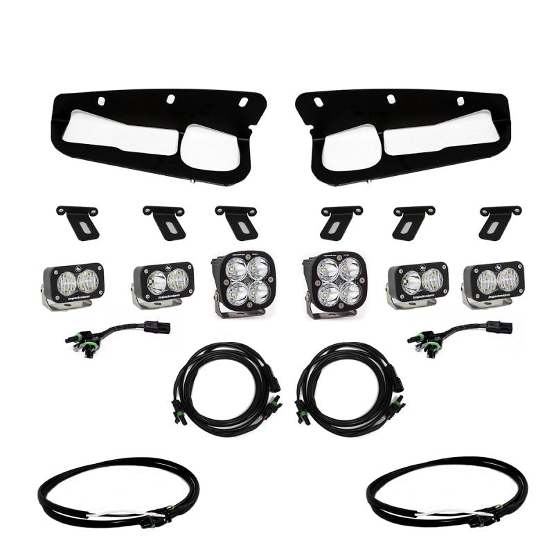 Baja Designs Squadron Pro/Dual S2 Sport Fog Light Kit - 2021+ Ford Bronco w/Upfitter Lights offroad accessory | Iron Ridge Offroad