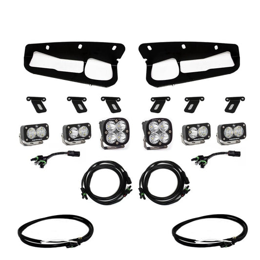 Baja Designs Squadron Pro/Dual S2 Sport Fog Light Kit - 2021+ Ford Bronco w/Upfitter Lights offroad accessory | Iron Ridge Offroad