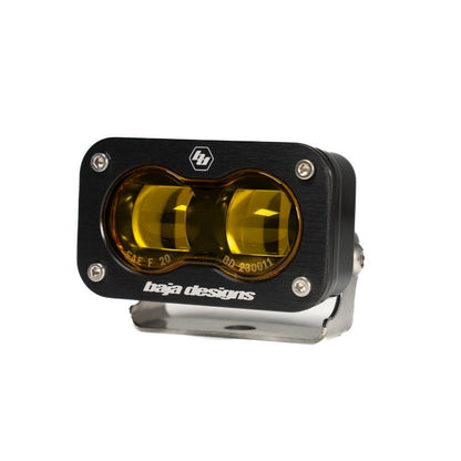Baja Designs Universal S2 Amber SAE Fog LED - Pair Lights offroad accessory | Iron Ridge Offroad