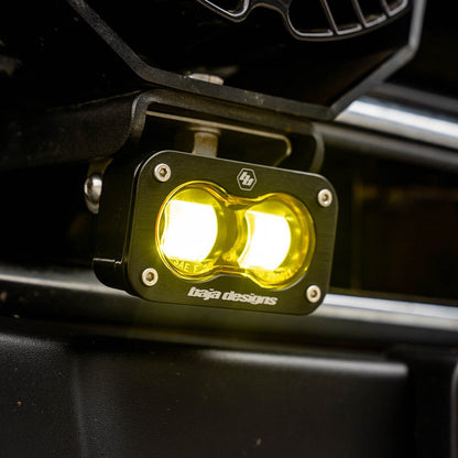 Baja Designs Universal S2 Amber SAE Fog LED - Pair Lights offroad accessory | Iron Ridge Offroad