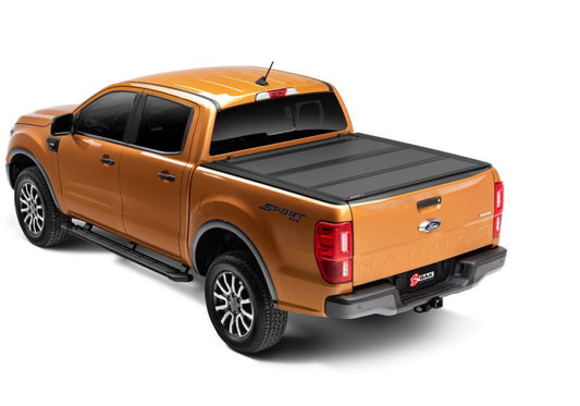 BAK 19 - 20 Ford Ranger 5ft Bed BAKFlip MX4 Matte Finish Tonneau Covers offroad accessory | Iron Ridge Offroad