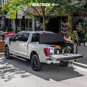 BAK 6ft 9in Bed BAKFlip MX4 Matte Finish | Chevrolet Silverado 2500HD / Silverado 3500HD / GMC Sierra 2500HD / Sierra 3500HD (20-26) (448133) Tonneau Covers offroad accessory | Iron Ridge Offroad
