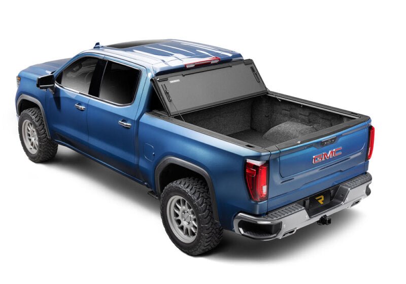 BAK 6ft 9in Bed BAKFlip MX4 Matte Finish | Chevrolet Silverado 2500HD / Silverado 3500HD / GMC Sierra 2500HD / Sierra 3500HD (20-26) (448133) Tonneau Covers offroad accessory | Iron Ridge Offroad