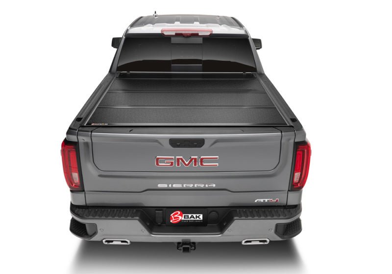BAK F1 Hard Folding Tonneau Cover | Chevrolet Silverado 1500 (19-26) / ZR2 (22-26) / GMC Sierra AT4 (22-26) / AT4X (22-26) (772130) Tonneau Covers offroad accessory | Iron Ridge Offroad