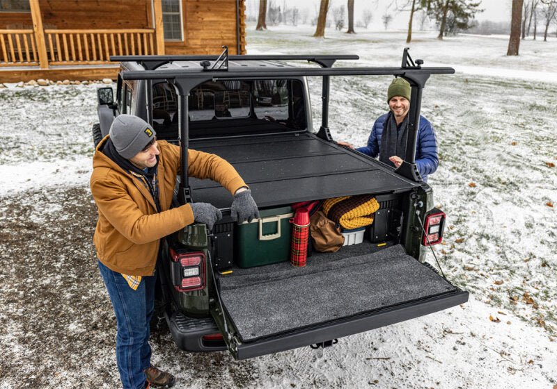 BAK MX4 TS Hard Folding Tonneau Cover | Chevrolet Colorado (15-22) / ZR2 (17-22) / GMC Canyon (15-22) (449126TS) Tonneau Covers offroad accessory | Iron Ridge Offroad