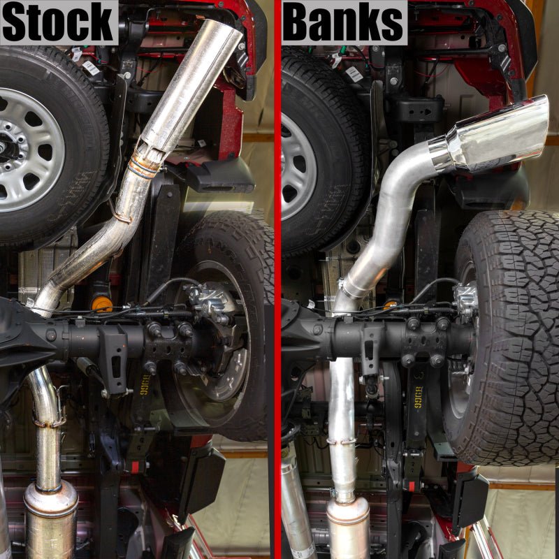 Banks Power 5in Monster Exhaust | Chevy/GMC 2500/3500 Duramax (48997) Exhaust, Mufflers & Tips offroad accessory | Iron Ridge Offroad