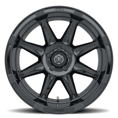 ICON 20x10 6x5.5 -24mm 4.5in BS Gloss Black Wheel | Ford Bronco (21-26) (6020108345GB)
