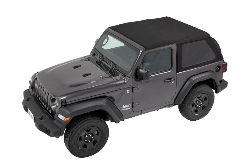 Bestop Trektop Premium Black Twill Soft Top (F&R): Jeep Wrangler JL 2018-2025 2.0L / 3.6L