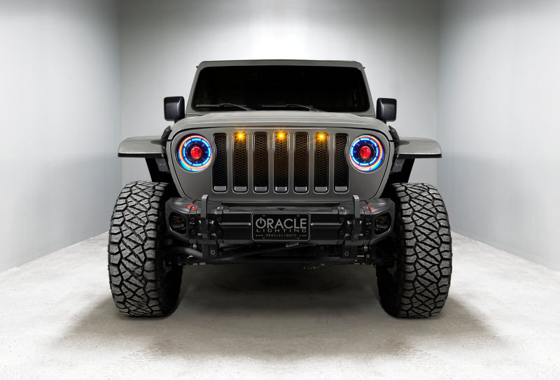 ORACLE Lighting Bi-LED Projector Headlights w/ BC1 Controller: Jeep Gladiator / Wrangler JL (18-24)