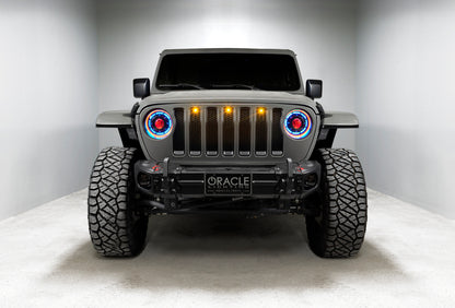 ORACLE Lighting Bi-LED Projector Headlights w/ BC1 Controller: Jeep Gladiator / Wrangler JL (18-24)