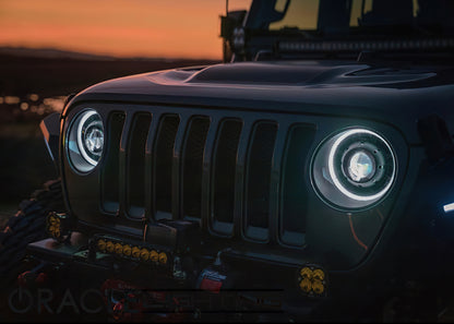 Oracle Lighting Bi-LED Projector Headlights: Jeep Wrangler (18-24) / Gladiator (20-24)