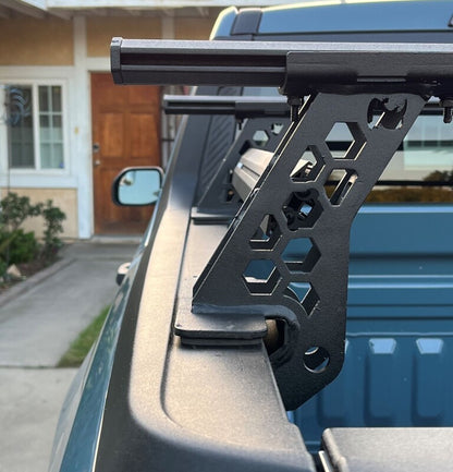Go Rhino XRS Cross Bars Kit | Jeep Gladiator / Toyota Tacoma / Nissan Frontier (19-26) / (16-22) / (05-21) (5935000T)