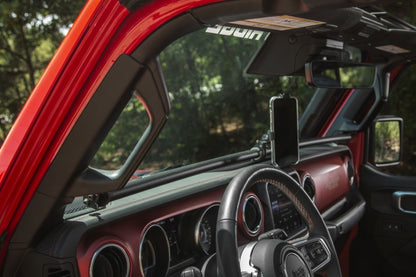 Rugged Ridge Dash Bar for Jeep Wrangler and Gladiator (2007-2026) - Black