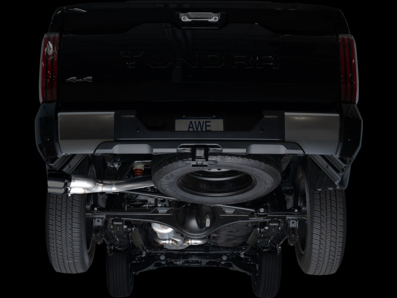 AWE 0FG Dual Diamond Black Tips Exhaust | Toyota Tundra (22-26) (3015-33063)