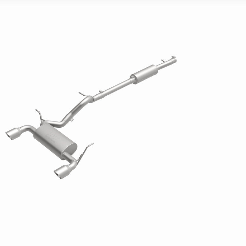 MagnaFlow Cat-Back Exhaust Black Tips (REAR): Jeep Wrangler 2012-2017 3.6L V6