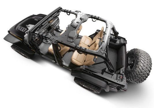 BedRug Front Floor BedTred Kit: Jeep Wrangler (18-24)
