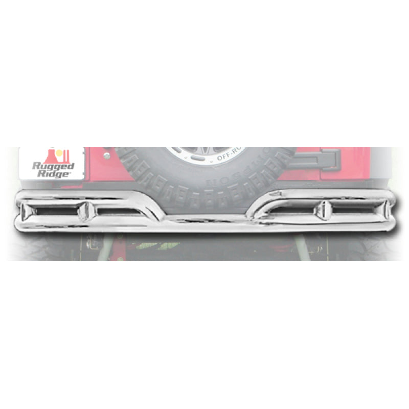 Rugged Ridge Rear Tube Bumper | Jeep Wrangler JK (07-18) / JL (18-25) (11573.1)