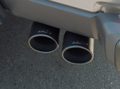 Borla Touring Cat-Back Exhaust Black Tips (REAR): Jeep Gladiator JT 2020-2024 3.6L