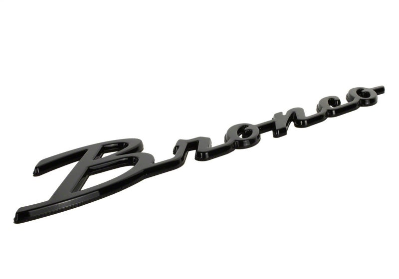 Ford Racing Classic Script Gloss Black Fender Badge | Ford Bronco (21-26) (M-1447-BSGS)