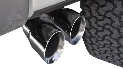 Corsa 2010-2014 Ford F-150 Raptor 6.2L V8 133in Wheelbase Polished Xtreme Cat-Back Exhaust | Ford F-150 Raptor (10-14) (14759)
