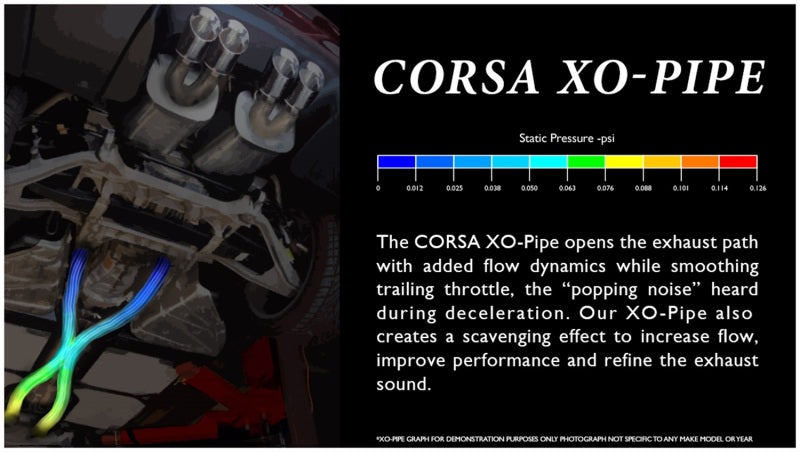 CORSA 2.5 in X-Pipe | 1997-2004 Corvette C5 (14131)