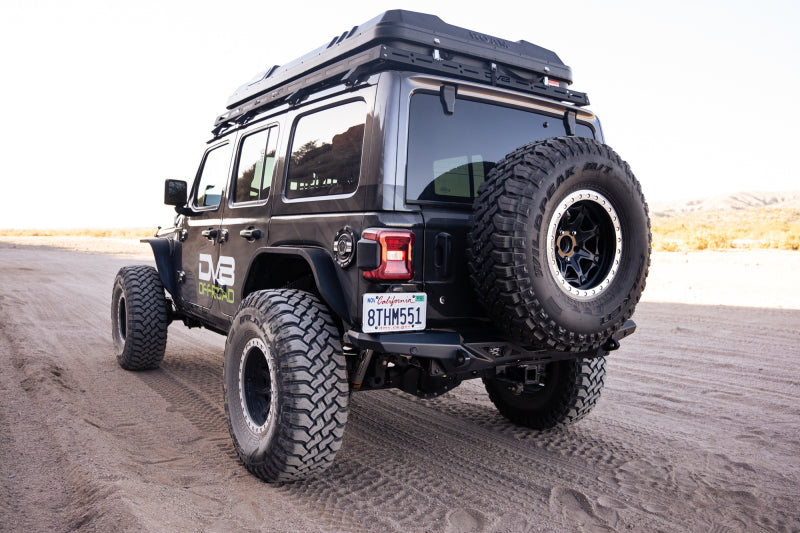 DV8 Offroad Rear Bumper | Jeep Wrangler JL (18-25) (RBJL-09)
