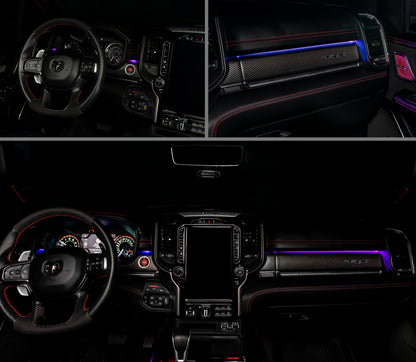 Oracle Lighting Complete Interior Ambient Lighting ColorSHIFT RGB Conversion Kit: Ram 1500 2019-2024